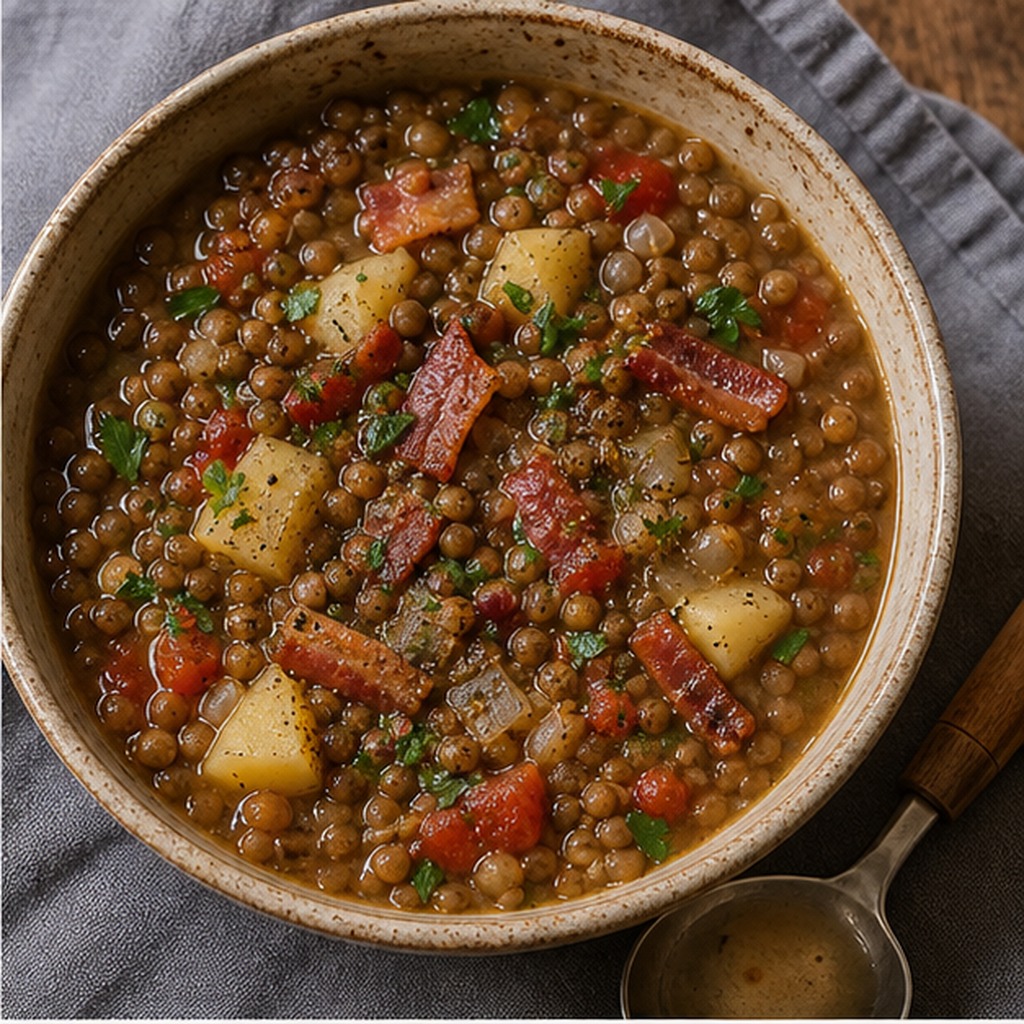 Soupe allemande aux lentilles d'Annie