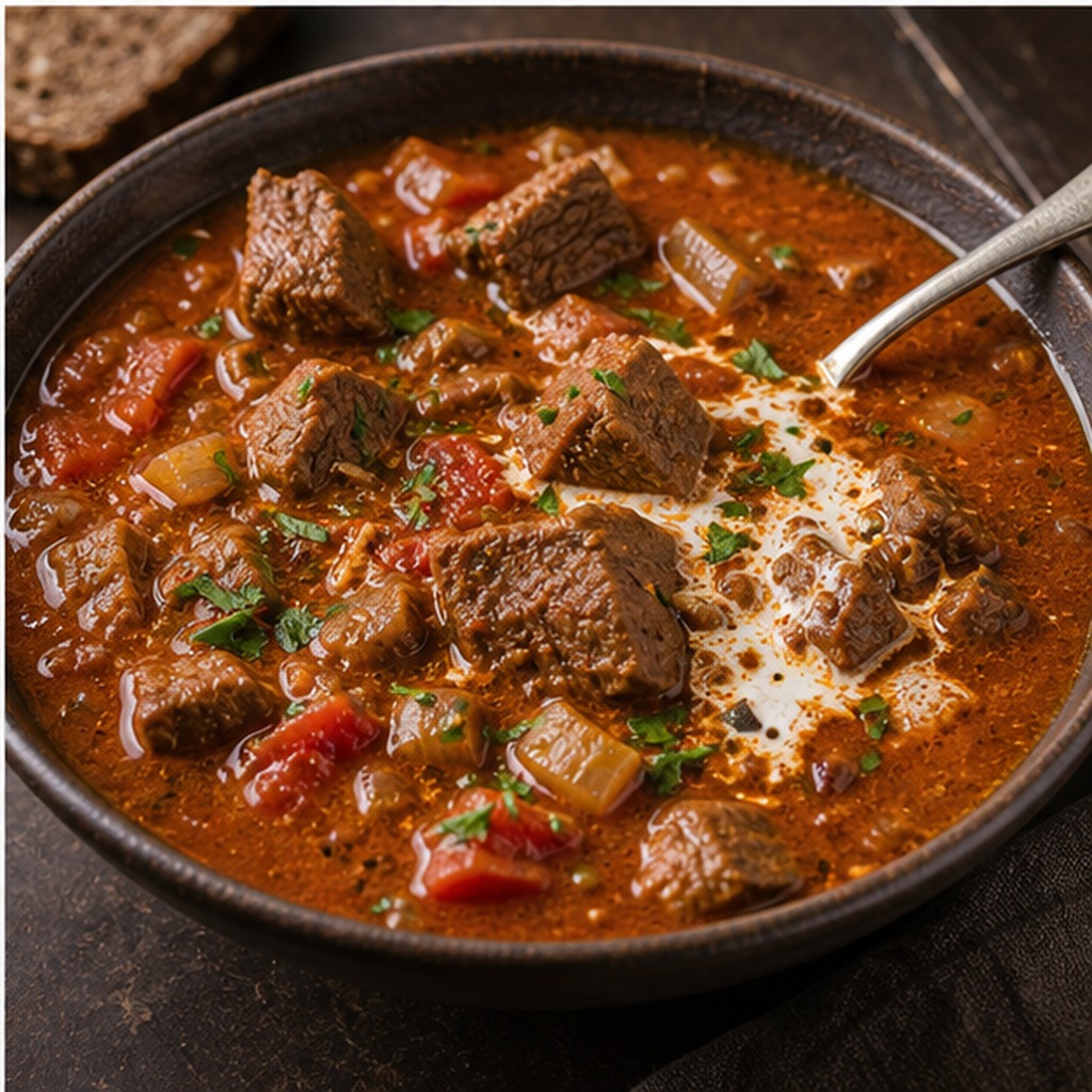 Gulashsuppe(Recipe from Germany)