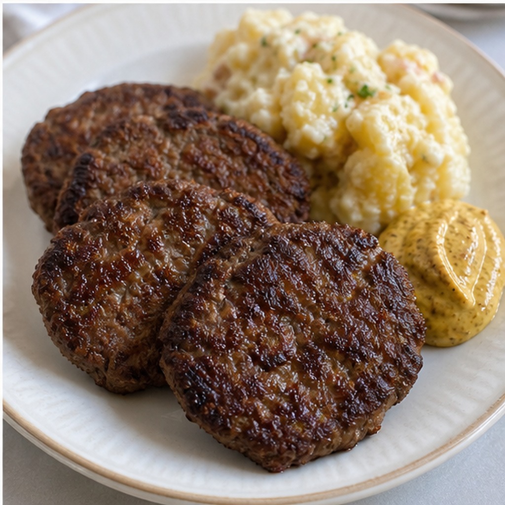 Frikadeller (deutsche Fleischfrikadellen)