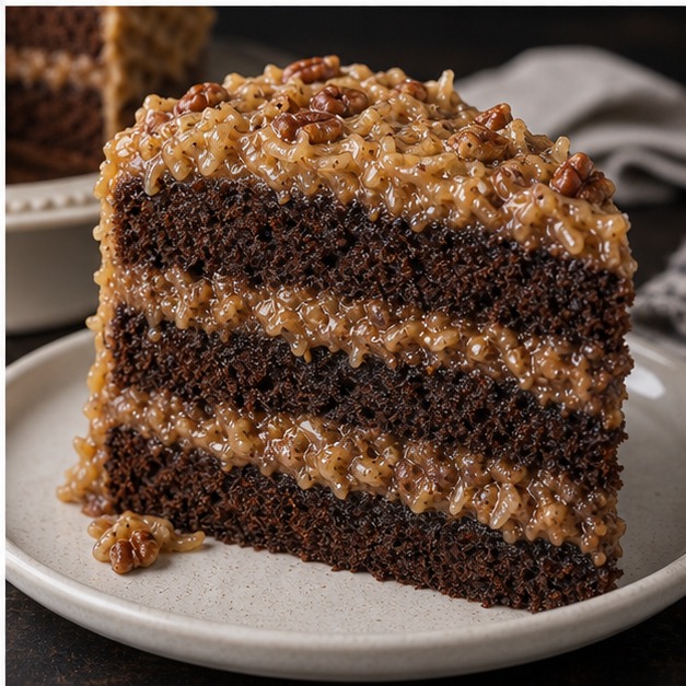 Gâteau au chocolat allemand