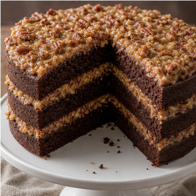ドイツの伝統的なチョコレートケーキ