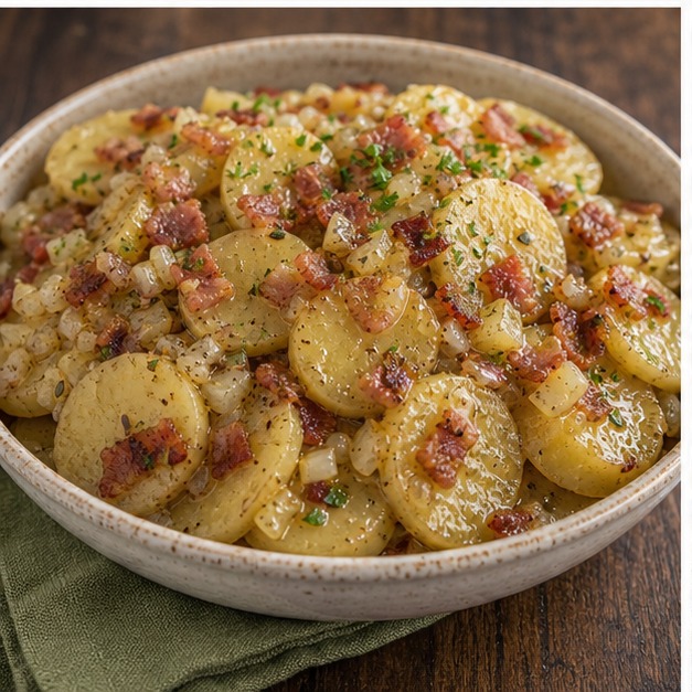 Salade allemande de pommes de terre chaudes