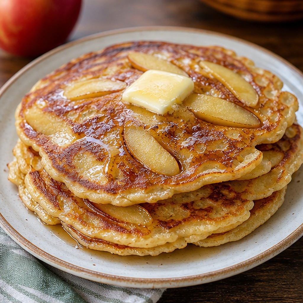 Tortitas de manzana alemanas