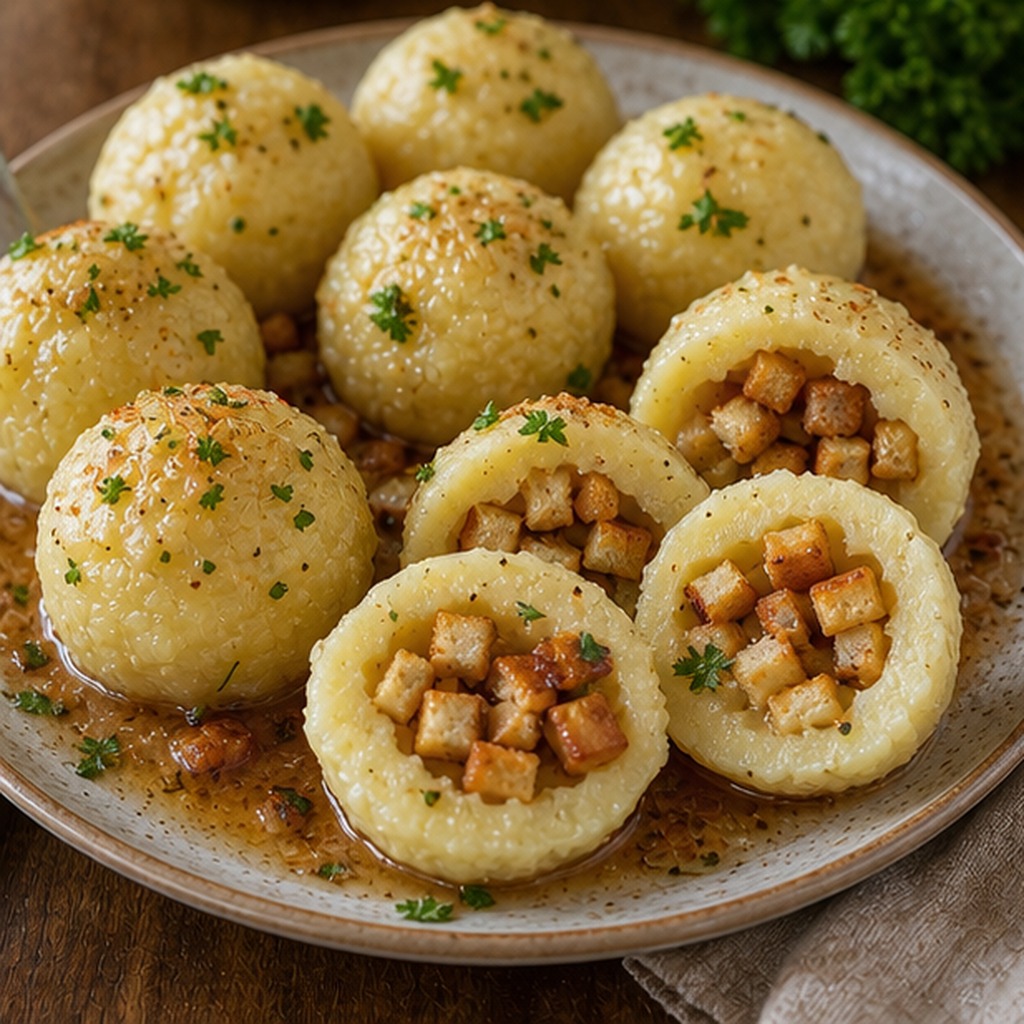 Boulettes de pommes de terre à l'allemande