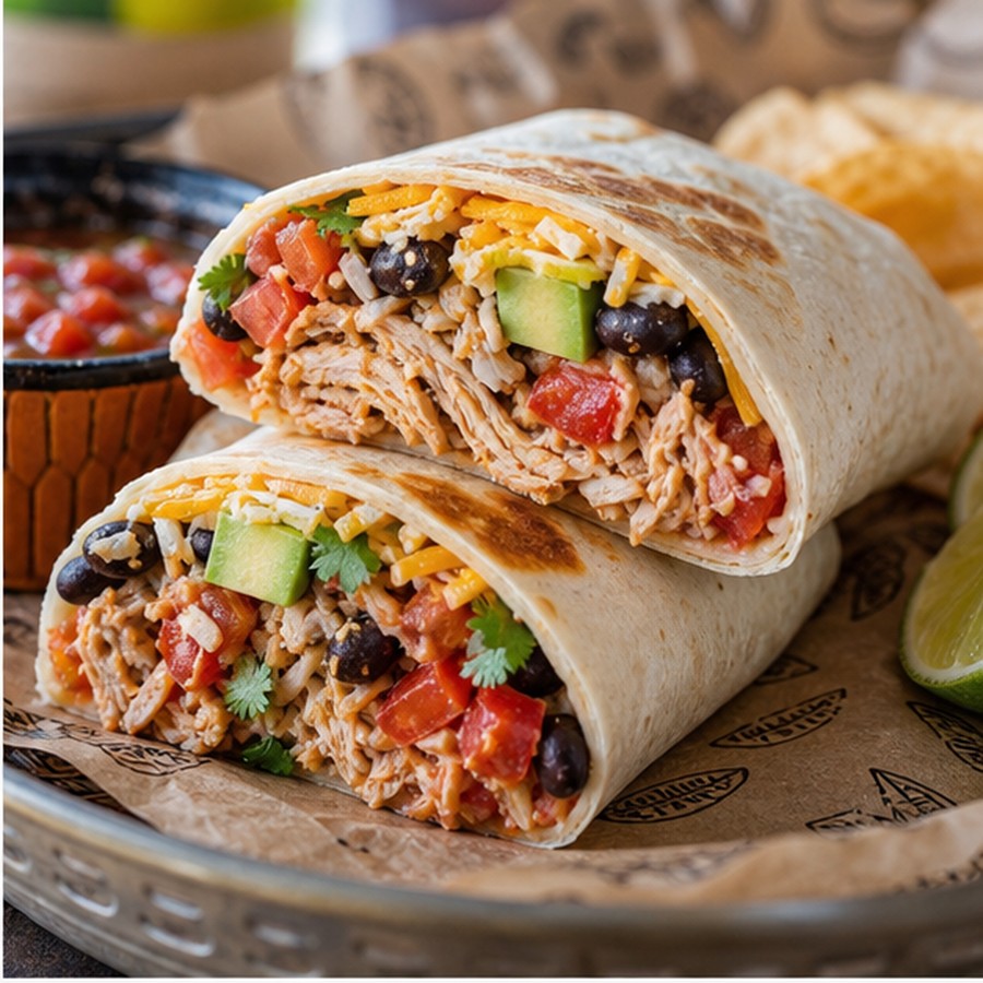 Hühnchen-Burrito