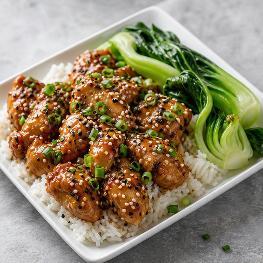 Huhn mit Sesam