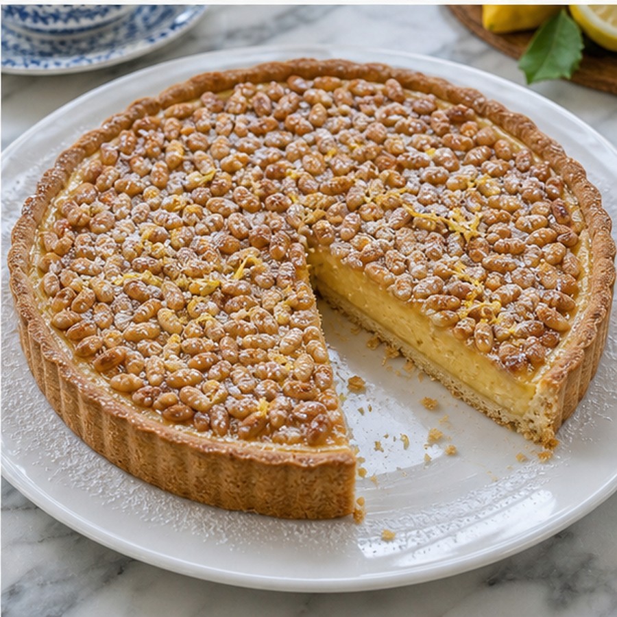Ligurian Pine Nut Pie