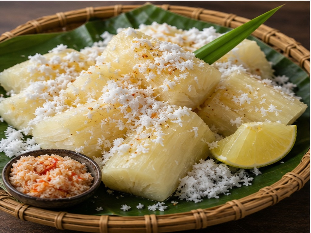 Yuca al vapor