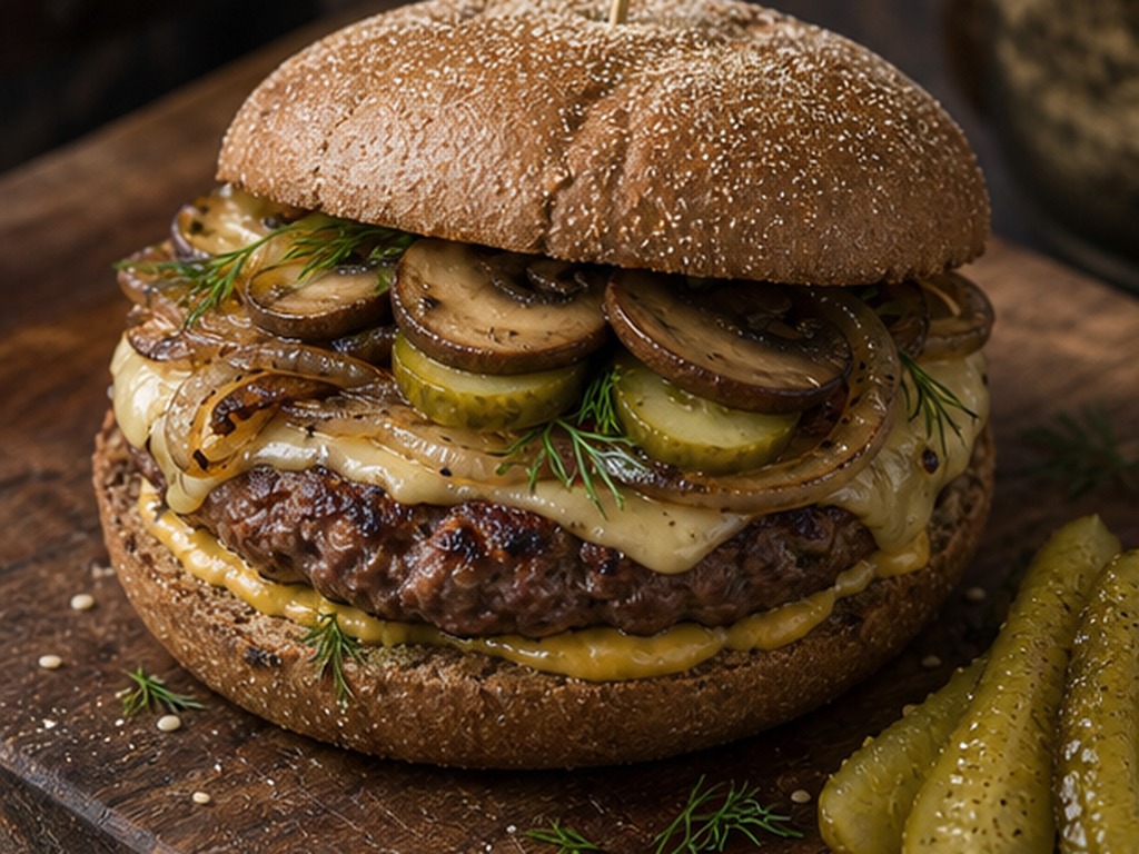 Hamburguesa del leñador