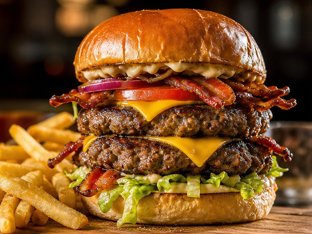 Doppelter Bypass-Burger