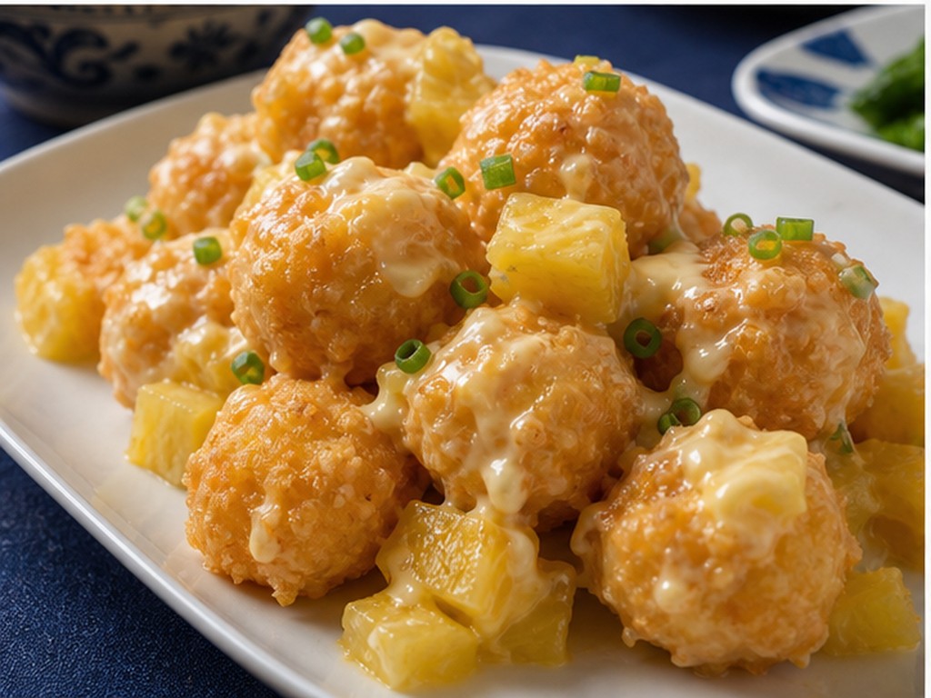 Pineapple Shrimp Balls